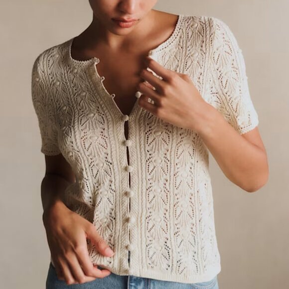 Sezane Tops - Sezane NWOT Milane top Cream